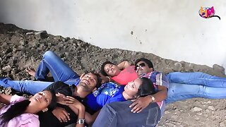 Two Guys Fun With Three Girls