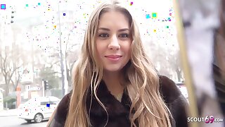 1st Anal For Curvy Natural Teen 18+ Julia At Pick Up Casting